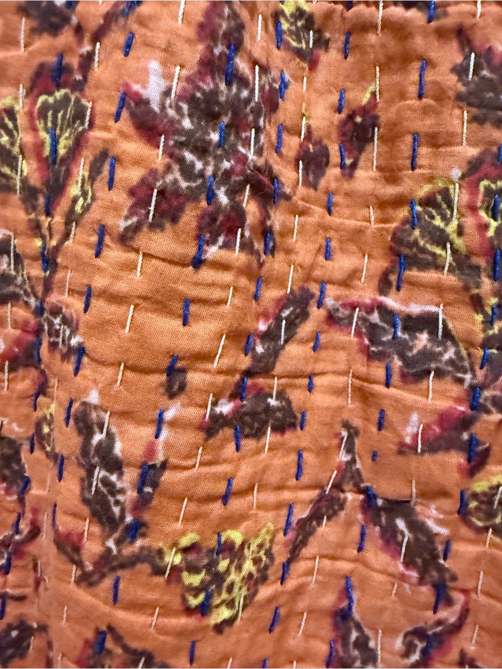 Free People Orange Patterned Women Shorts - Picture 9 of 11